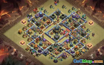 Top Tier CoC Town Hall 17 Base Layouts #50492