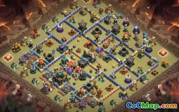 Ultimate Town Hall 17 Base Layouts for Clash of Clans #50813