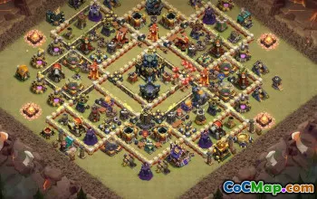 Top Clash of Clans TH17 Base Layouts with Link #50819