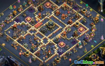 Top Copy Base Layouts for Town Hall 17 #50820