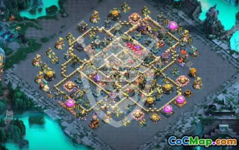 Top Town Hall 17 Base Layouts with Copy Link #50839