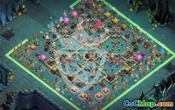 Perfect Town Hall 17 Base Layouts with Copy Link #50845