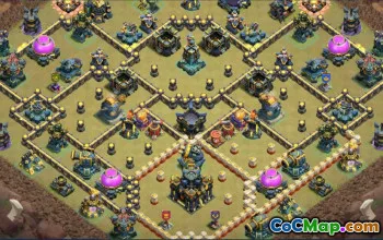 Top Copy Base Layouts for Clash of Clans TH17 #50859