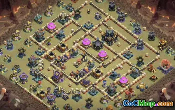 Best Copy Base Layout for TH17 Clash of Clans #50860