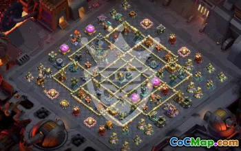 Best Copy Base Layout for TH17 in CoC #51045