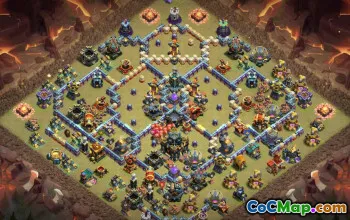 Best Copy Base Layout for Clash of Clans Town Hall 17 #51070