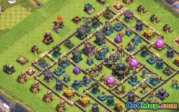 Best TH17 Base Layout for Clash of Clans #51095