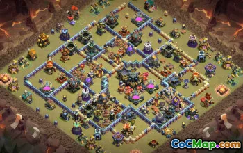 Top Copy Base Layouts for Clash of Clans TH17 #51159