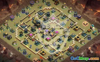 Best Copy Base Layout for TH17 Clash of Clans #51262