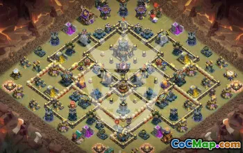 Copy TH17 Base Layouts for Clash of Clans #51353