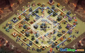 Top Copy Base Layout for Town Hall 17 #51362