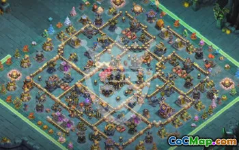 Copy TH17 Base Layouts & Maps for Clash of Clans #51389