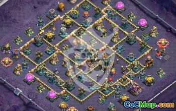 Top Copy Base Layouts for Town Hall 17 #51406