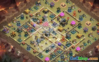 Top Copy Base Layout for Town Hall 17 #51411