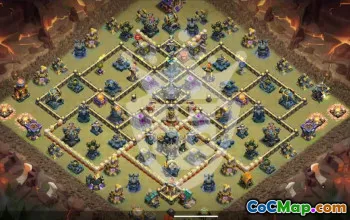 Top Town Hall 17 Base Layouts with Copy Link #51701