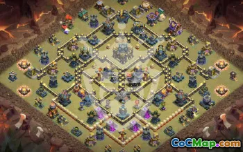 Best Copy Base Layout for Clash of Clans TH17 #51708