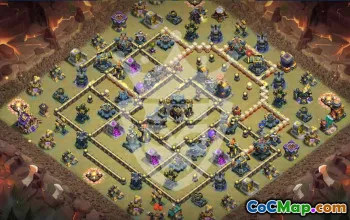 Copy Top TH17 Clash of Clans Base Layouts #51713