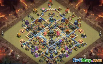 Copy Top TH17 Clash of Clans Base Layout #51719