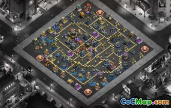 Top Copy Base Layouts for Clash of Clans TH17 #51814