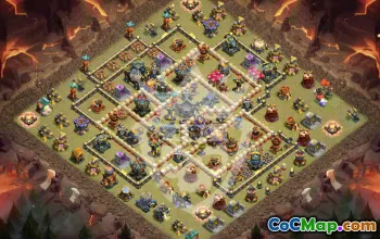 Copy Town Hall 17 Clash of Clans Base Layouts #51825