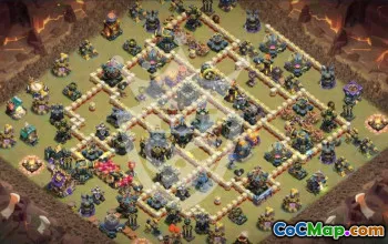 Top Clash of Clans TH17 Base Layouts with Copy Links #51855