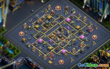 Copy Resident Evil CoC Town Hall 17 Layouts #52056