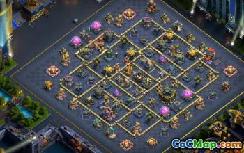 Top Clash of Clans TH17 Base Layouts with Copy Links #52059