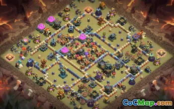 Copy Town Hall 17 Base Layouts with Link #52098