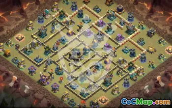 Best Copy Base Layout for TH17 Clash of Clans #52206