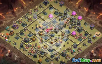 Copy Clash of Clans TH17 Base Layouts #52237