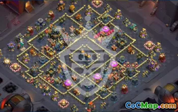 Top Clash of Clans TH17 Base Layouts with Copy Link #52274