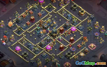 Top Town Hall 17 Base Layouts with Copy Links #53630