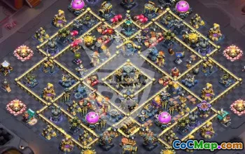 Best Copy Base Layout for TH17 Clash of Clans #55276