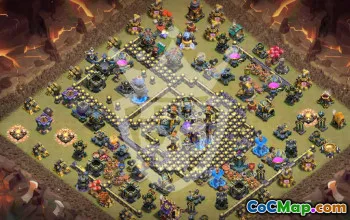 TH18 Clash of Clans Base Layouts & Maps #57305