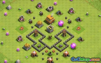 Rozložení základny TH4: Domů, válka a hybridní mapy #13750