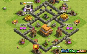 Best Town Hall 4 Base Layouts with Copy Link #34802