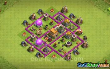 TH6 Farming Base Link - Anti 3 Stele | Clash of Clans 2024 #18305