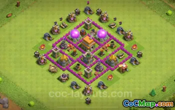 TH6 Hybrid Base 2024 - Thiết Kế Chống Rồng & Chống Khí #18353