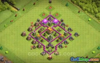 TH6 Trophy Base Link - Clash of Clans 2024 Defense #18316