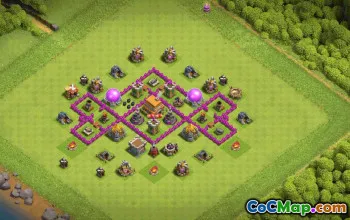 Best Town Hall 6 Base Layouts to Copy #36839