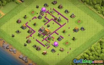 Top Town Hall 6 Base Layouts for Clash of Clans #36840