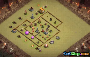 Top Town Hall 6 Base Layouts & Links #37263