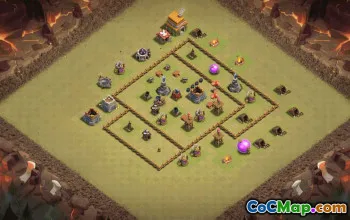 Top Town Hall 6 Base Layouts for Clash of Clans #37276