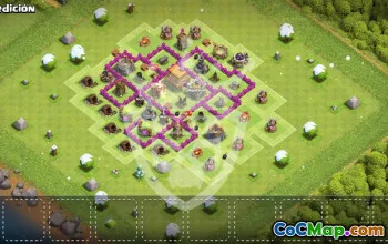 Best Town Hall 6 Base Layouts with Copy Links #46438