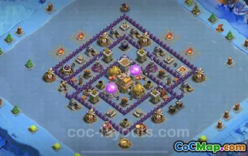 TH7 Farming Base - Anti 2 Stars & Resource Defense Layout #24086