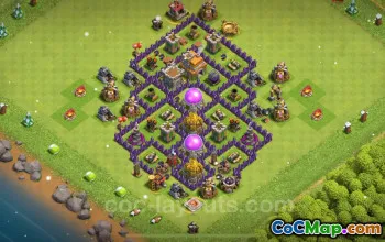TH7 Farming Base - Anti 3 hvězdičky a všechno | COC 2024 #18686