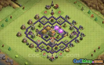 TH7 Farming Base – Anti-3-Sterne-Hybrid | Clash of Clans #18642
