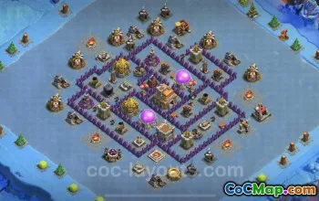 TH7 Farming Base - Anti Everything Layout | Clash of Clans #23982