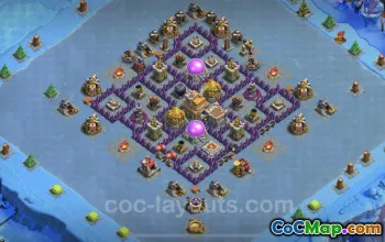 TH7 Farming Base Copy: Anti 2 Stars & Hybrid Layout #23989