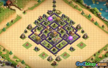 TH7 Farming Base Link - Hybrid COC Layout for Resource Defense #24065